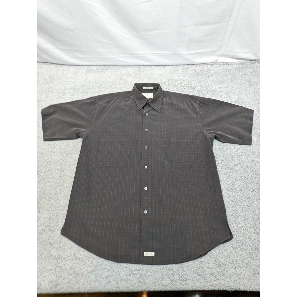 Burma Bibas Classics Button Up Shirt Made‎ in Hong Kong Rayon Medium (Fits XL)